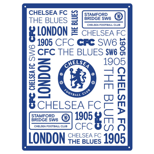 Chelsea FC Large Montage Sign