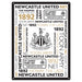 Newcastle United FC Large Montage Sign