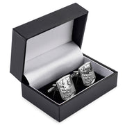 Aston Villa FC Silver Plated Formed Cufflinks
