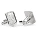 Aston Villa FC Silver Plated Formed Cufflinks