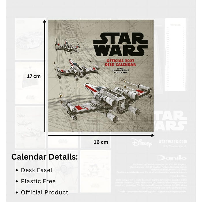 Star Wars Desktop Calendar 2027