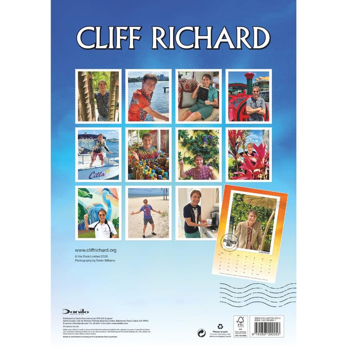 Cliff Richard A3 Calendar 2027