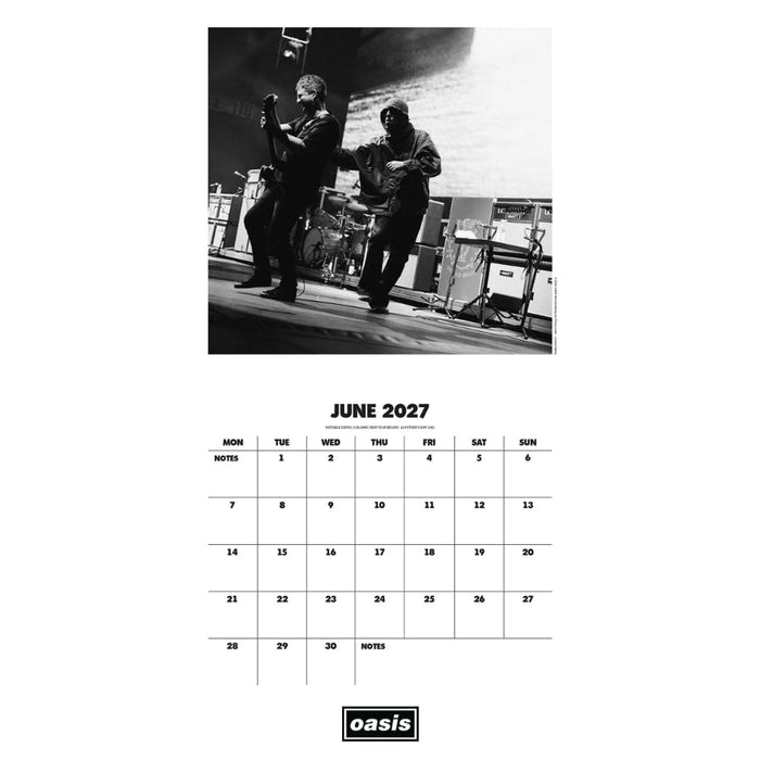 Oasis Square Calendar 2027
