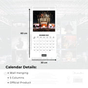 Oasis Square Calendar 2027