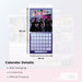 K-POP Demon Hunters Square Calendar 2027