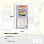 Minions Square Calendar 2027