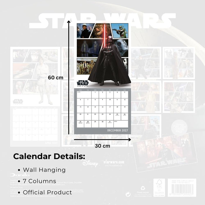 Star Wars Square Calendar 2027
