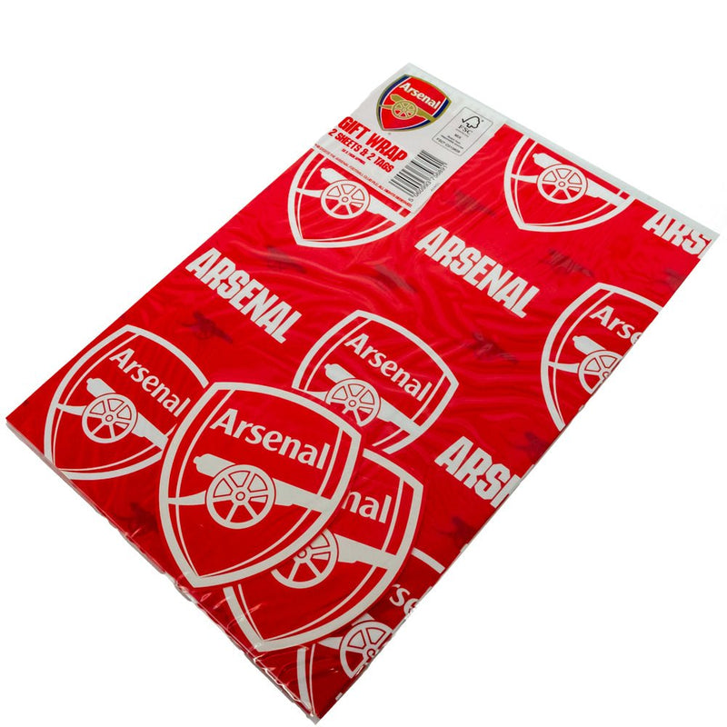 Arsenal FC Text Gift Wrap - Excellent Pick