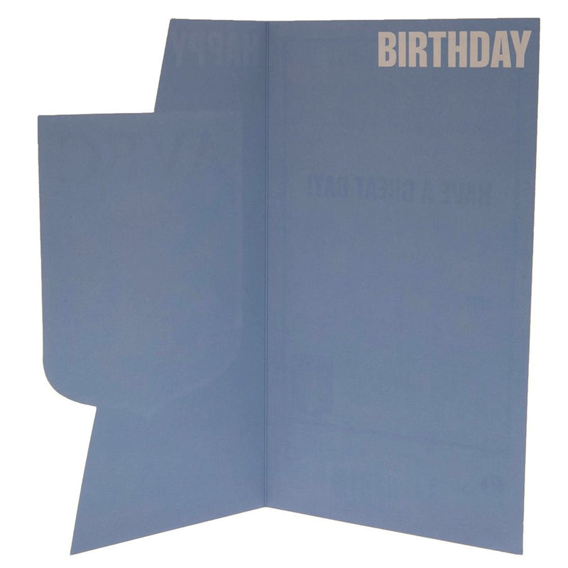 Aston Villa FC Crest Birthday Card - Excellent Pick