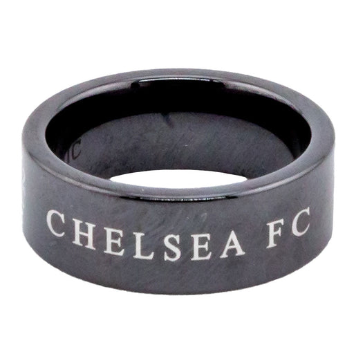 Chelsea FC Black Ceramic Ring Large - Excellent Pick