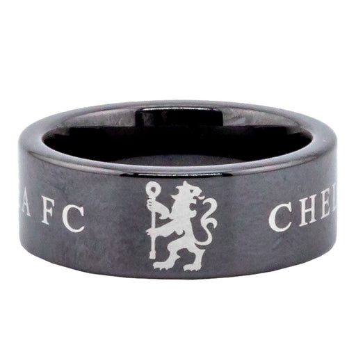 Chelsea FC Black Ceramic Ring Medium - Excellent Pick