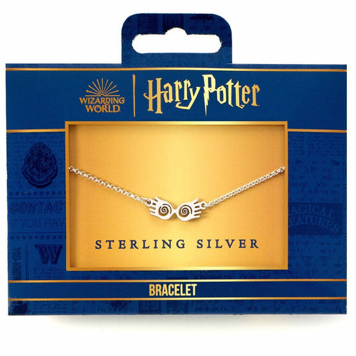 Harry Potter Sterling Silver Charm Bracelet Luna Glasses - Excellent Pick