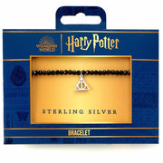 Harry Potter Stone Bracelet With Sterling Silver Charm Deathly Hallows - Excellent Pick