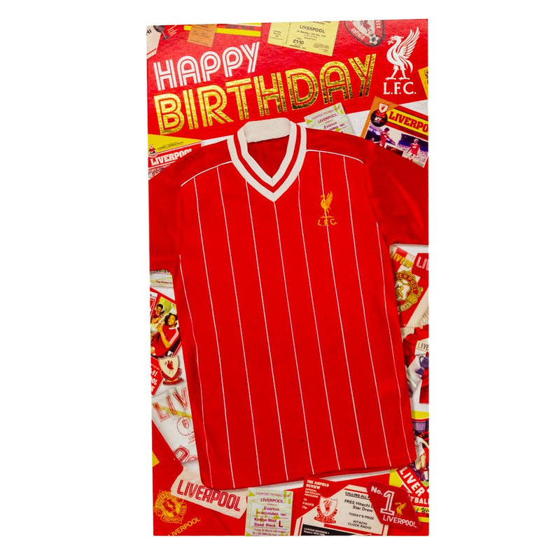 Liverpool FC Birthday Card Retro - Excellent Pick
