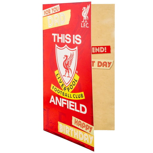 Liverpool FC Dad Birthday Card - Excellent Pick