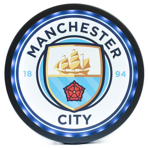 Manchester City FC Metal LED Logo Sign - Excellent Pick