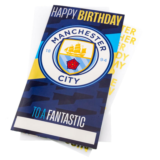 Manchester City FC Personalised Birthday Card - Excellent Pick