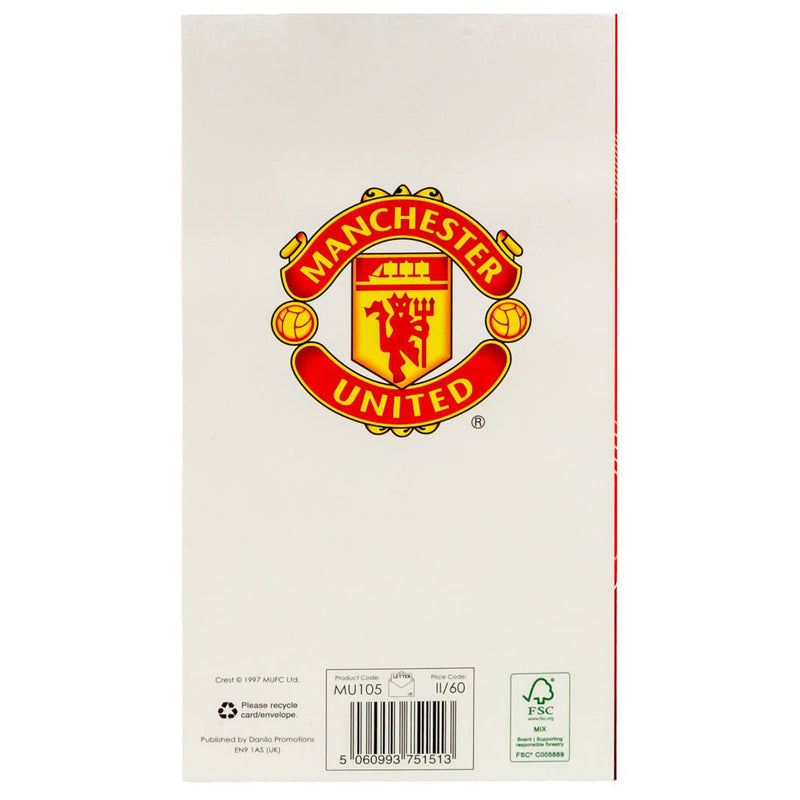 Manchester United FC Dad Birthday Card - Excellent Pick