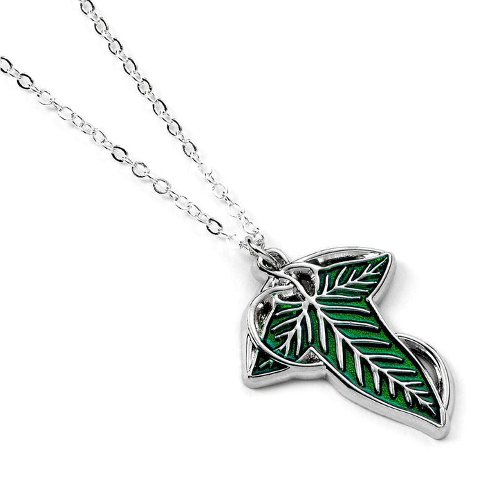 The Lord Of The Rings Silver Plated Necklace Leaf Of Lorien - Excellent Pick