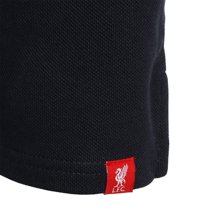 Liverpool FC Colour Block Polo Mens Navy X Large
