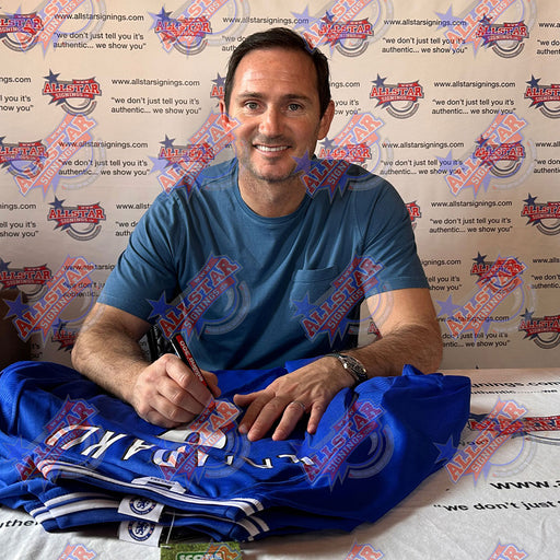 Chelsea FC Lampard Signed Shirt (Framed)
