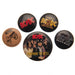 AC/DC Button Badge Set - Excellent Pick