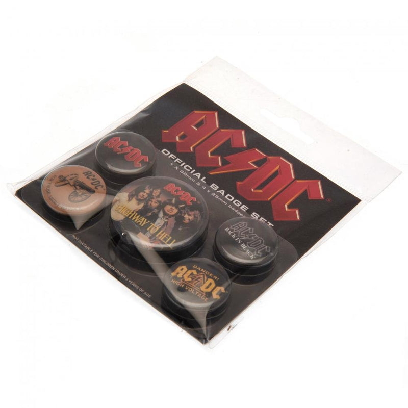 AC/DC Button Badge Set - Excellent Pick