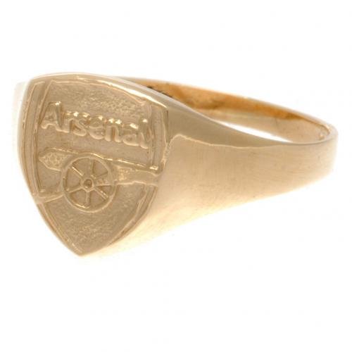 Arsenal FC 9ct Gold Crest Ring Medium - Excellent Pick