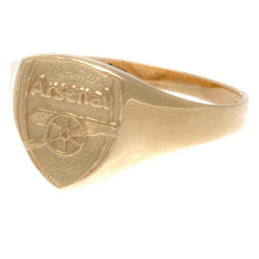 Arsenal FC 9ct Gold Crest Ring Small - Excellent Pick