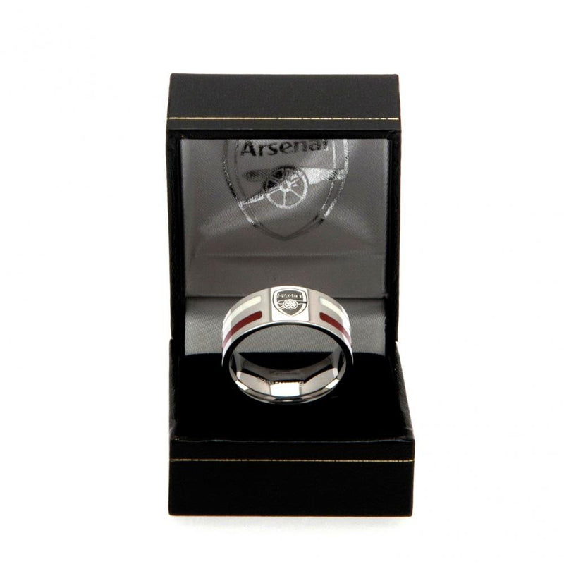 Arsenal FC Colour Stripe Ring Medium - Excellent Pick