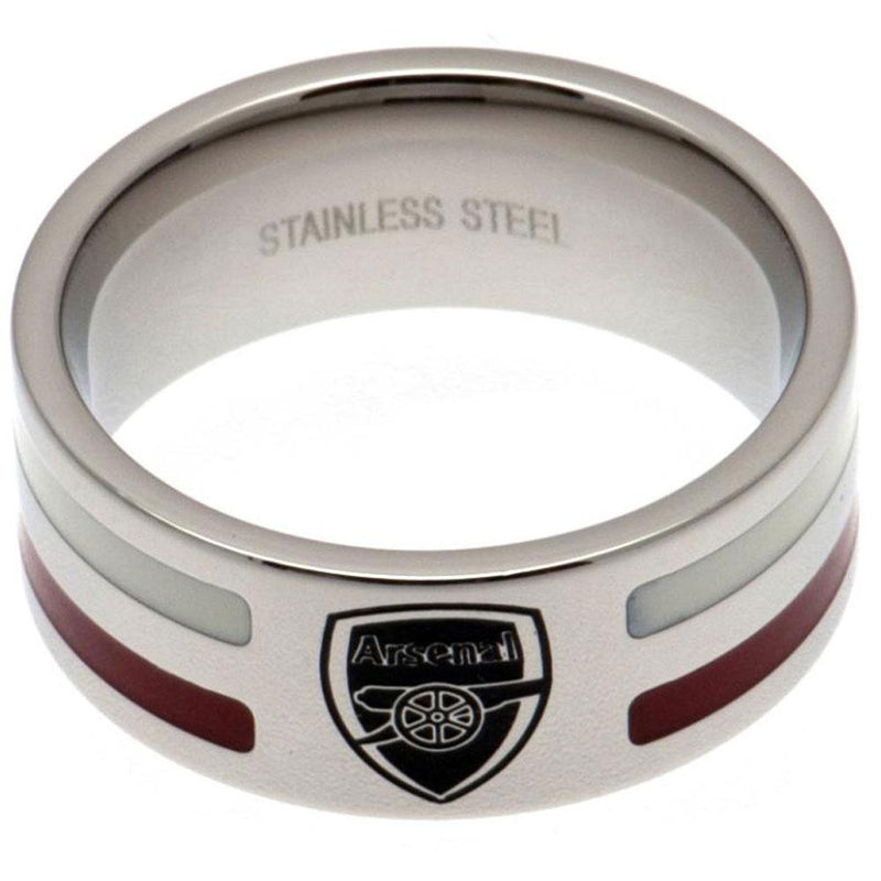 Arsenal FC Colour Stripe Ring Medium - Excellent Pick