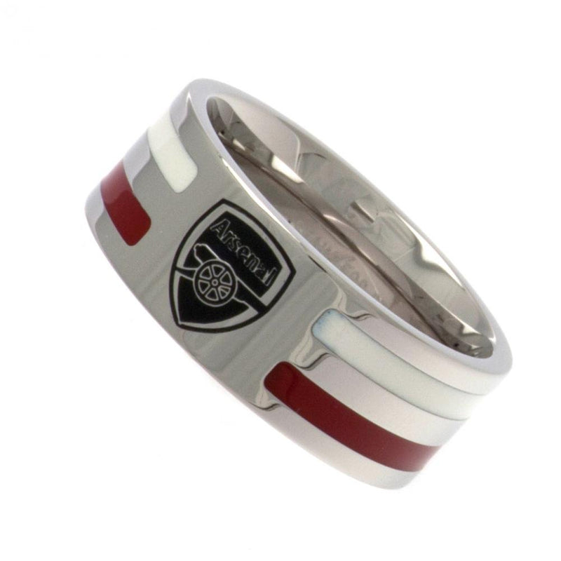 Arsenal FC Colour Stripe Ring Medium - Excellent Pick