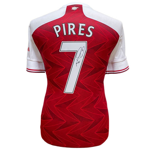 Arsenal FC Pires Signed Shirt - Excellent Pick