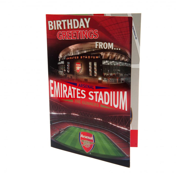 Arsenal FC Pop-Up Birthday Card - Excellent Pick