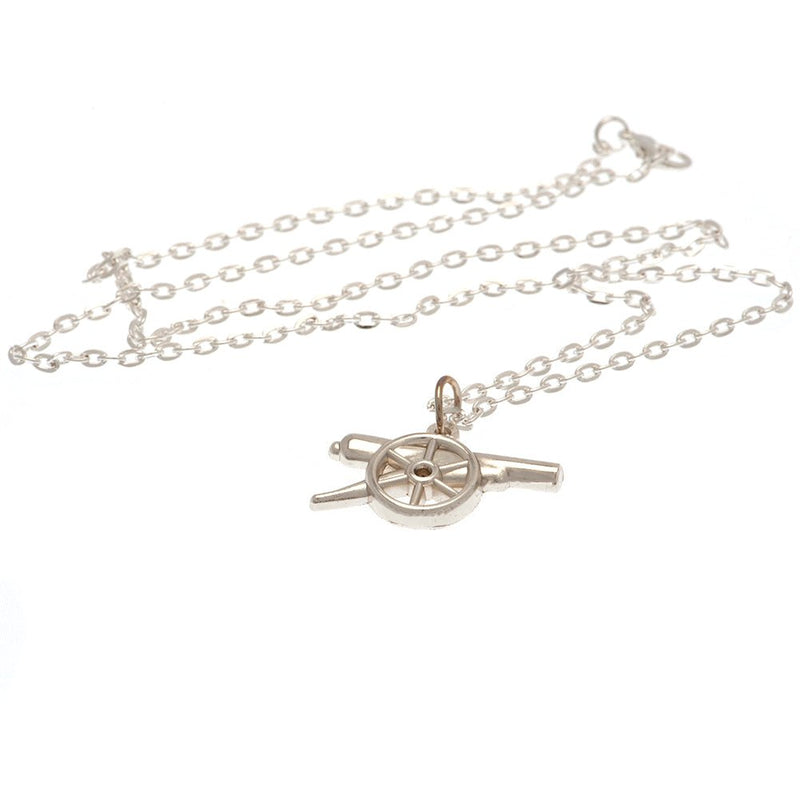 Arsenal FC Silver Plated Boxed Pendant GN - Excellent Pick