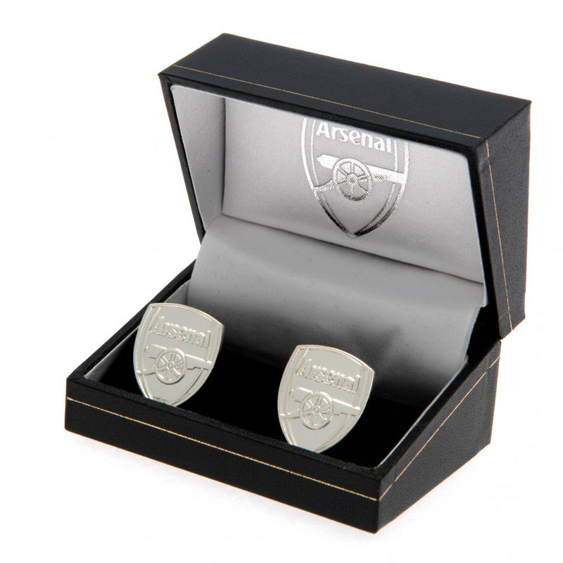 Arsenal FC Silver Plated Formed Cufflinks - Excellent Pick