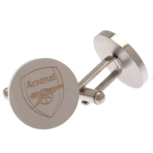 Arsenal FC Stainless Steel Round Cufflinks - Excellent Pick