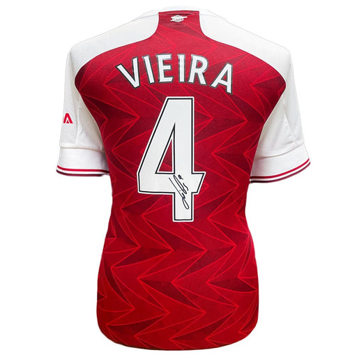 Arsenal FC Vieira Signed Shirt - Excellent Pick