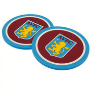 Aston Villa Fc 2pk Coaster Set - Excellent Pick