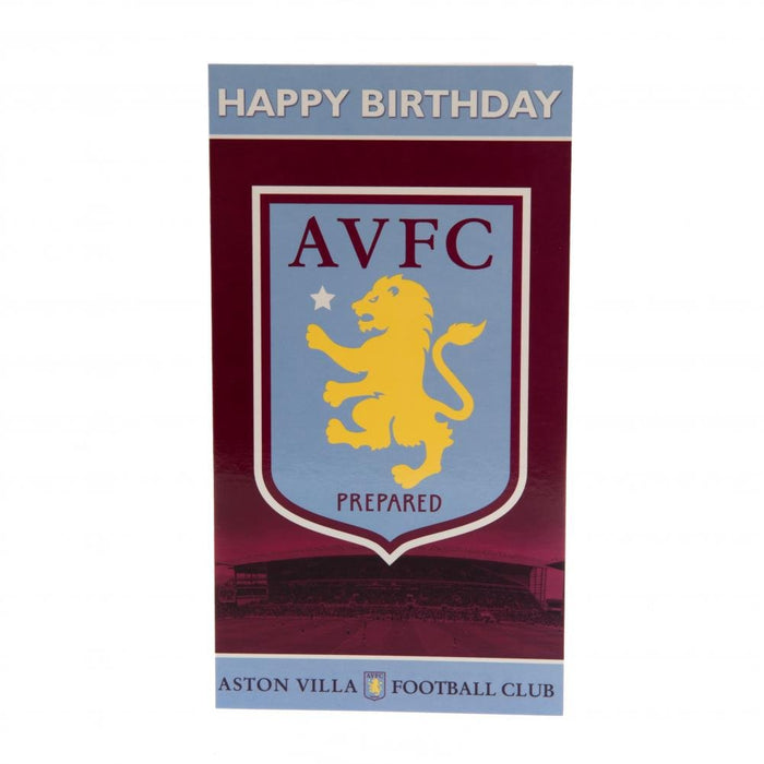 Aston Villa FC Birthday Card - Excellent Pick