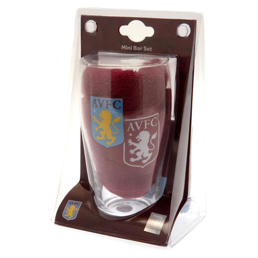 Aston Villa Fc Mini Bar Set - Excellent Pick