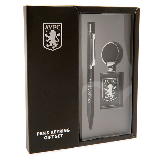 Aston Villa FC Pen & Keyring Set - Excellent Pick