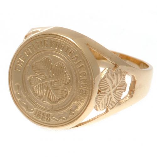 Celtic FC 9ct Gold Crest Ring Medium - Excellent Pick