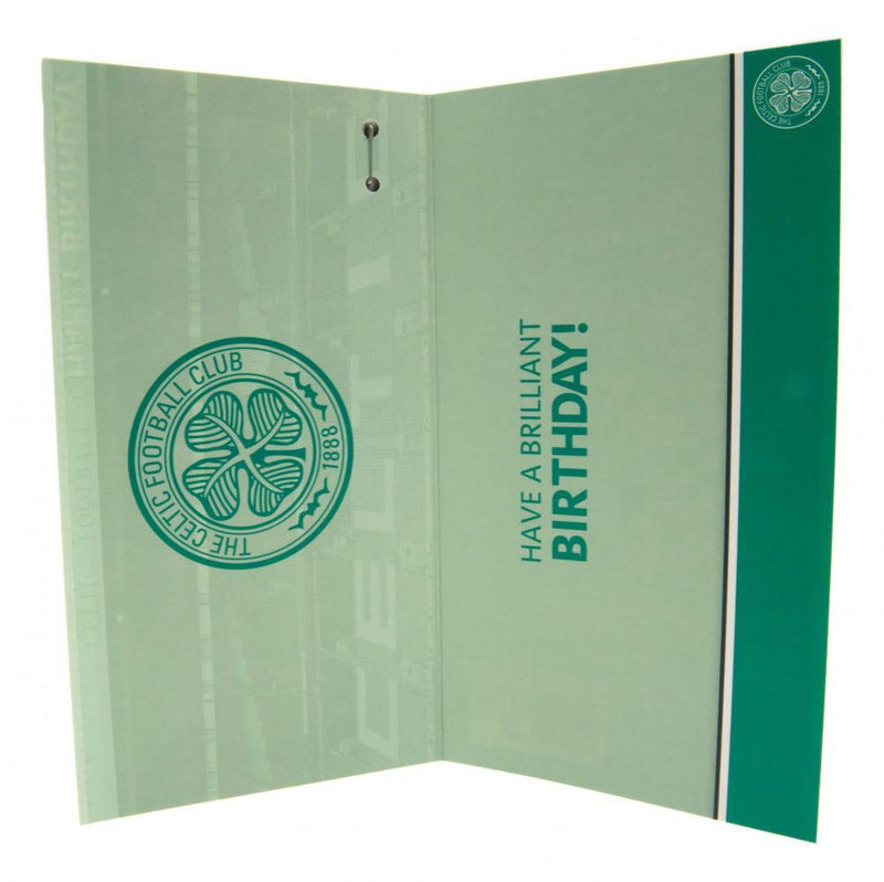 Celtic FC Birthday Card Huddle - Excellent Pick