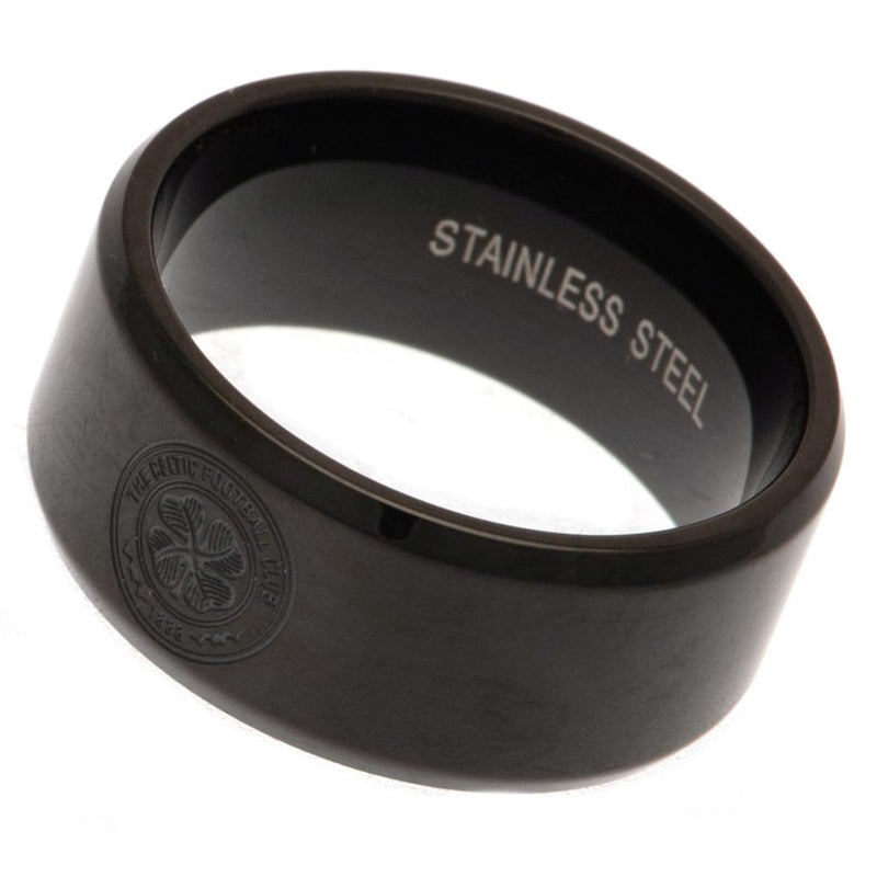 Celtic FC Black IP Ring Medium - Excellent Pick