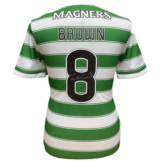 Celtic FC Brown Signed Shirt - Excellent Pick