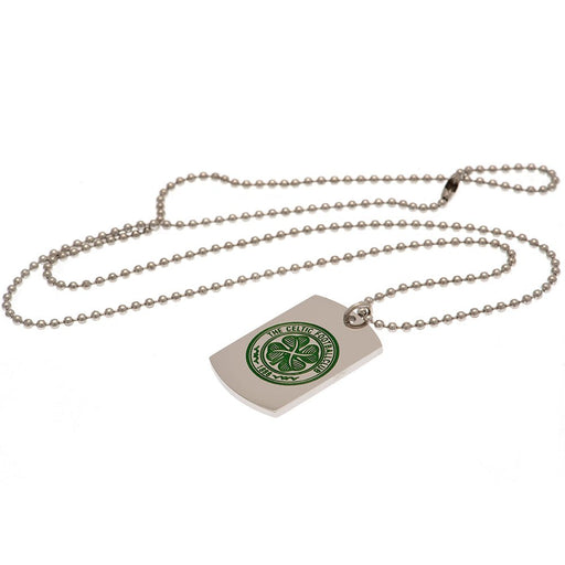 Celtic FC Enamel Crest Dog Tag & Chain - Excellent Pick