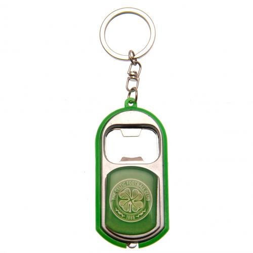 Celtic Fc Key Ring Torch Bottle Opener - Excellent Pick