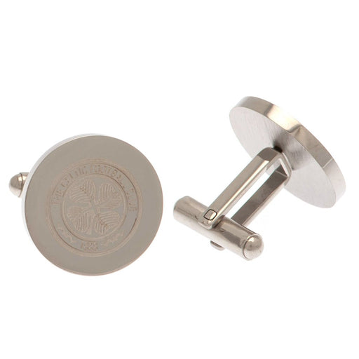 Celtic FC Stainless Steel Round Cufflinks - Excellent Pick