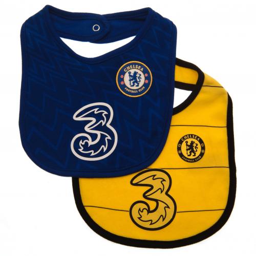 Chelsea Fc 2 Pack Bibs By - Excellent Pick